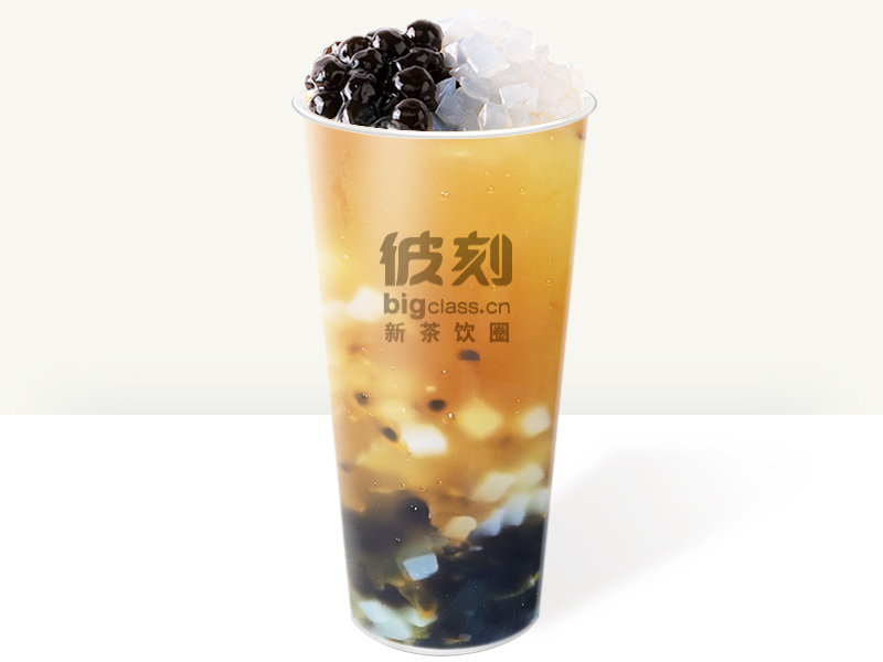 蜜雪冰城畅销奶茶满杯百香果的做法