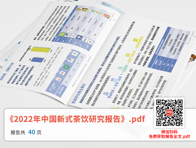 2022中国新式茶饮研究报告